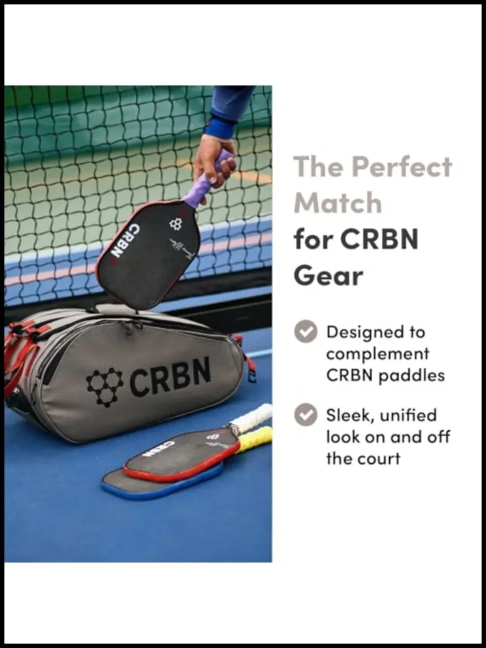 Pickleball Paddle Bag Holds 6 Paddles Backpack with Sling Bag